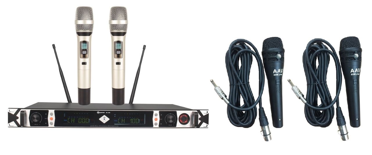 micro cho dàn âm thanh thôn xóm chuẩn